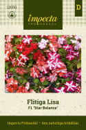 Flitiga Lisa F1 Star Balance występuje w różnych odcieniach czerwieni, różu, pomarańczu i fioletu.