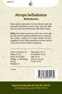Belladonna, rzadka roślina lecznicza z brązowofioletowymi kwiatami, później czarnymi jagodami
