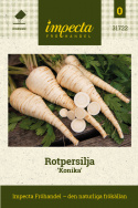 Pasternak korzeniowy ''''Konika'''' Białe, gładkie, krótsze korzenie. Chrupiąca, krucha miąższ