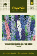 Ostróżka ogrodowa 'Pacific', bardzo wysoka, gęste kwiatostany. Mieszanka wielokolorowa.