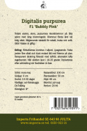 Naparstnica F1 'Bubbly Pink', Kwitnie pierwszego roku przy wczesnym wysiewie. Dobrze rozgałęziony pokrój, nadaje się do rabaty, doniczki i cięcia.