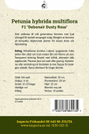 Petunia F1 ''Debonair Dusty Rose''. Matoworóżowe kwiaty w odcieniach łagodnego starego różu.