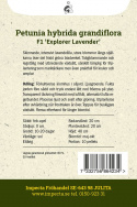 Petunia F1 ''''Explorer Lavender''''. Błyszcząca, intensywnie lawendowofioletowa, duże b