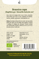 Rzepa 'Golden Ball', żółte, okrągłe i chrupiące bulwy z białym rdzeniem.