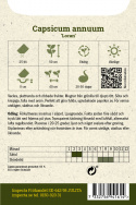 Papryka 'Loran', dojrzewa od zielono-fioletowego do głęboko czerwonego. Słodkie i chrupiące, pełne aromatu.